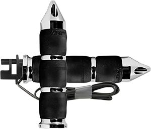 Grip Heated Ac Chr Spike Black, 1, nordicamoto.ro