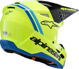 Alpinestars S-Mm3 Radium Black/Blue/Yellow M gyermek sisak, 2, nordicamoto.ro