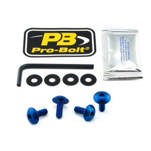 License Plate Screws Blue