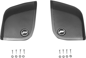 Saddlebag Lid Speaker Grill Set Black, 1, nordicamoto.ro