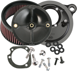 Super Stock Stealth Air Cleaner Kit Black, 1, nordicamoto.ro