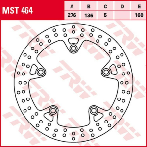 Disc frana spate TRW BMW R 1200GS / ADV / R / RS / RT '13 -'18/R 1250GS / ADV / R / RT '19 -, 1, nordicamoto.ro