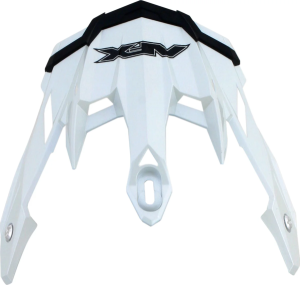 Fx-41ds Solid Visor Peak Pearl White White