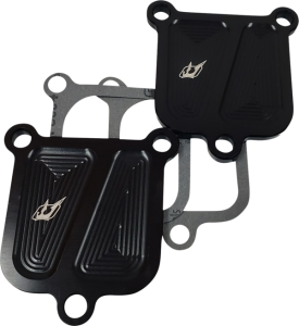 Engine Block Off Plates Black