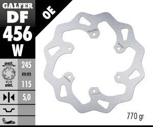 Wave® Brake Rotor Silver