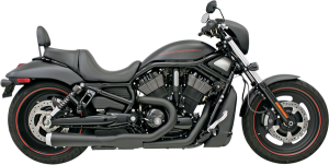 Road Rage 2:1 V-rod Exhaust Black, 1, nordicamoto.ro