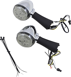 Probeam® Red Ring Turn Signal Leds Chrome, 1, nordicamoto.ro