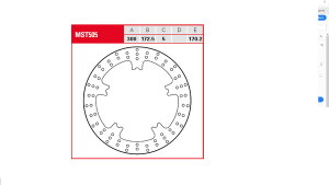 Brake Rotor Fixed Round Silver, Stainless Steel, 2, nordicamoto.ro