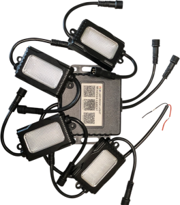 Led Rock Light Kit V2 Black, 1, nordicamoto.ro
