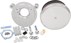 Big Sucker Stage Ii Air Filter Kit With Cover Silver