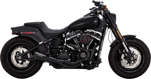 2-into-1 Upsweep Exhaust System Black 