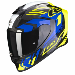 Casca integrala SCORPION EXO-R1 EVO AIR CARBON SUPRA Negru/Galben/Albastru XL, 3, nordicamoto.ro