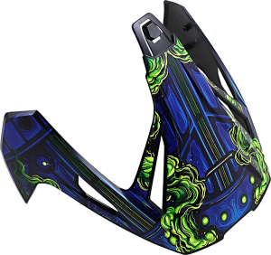 Cozoroc casca Icon Variant Pro™ Black/Blue/Green ONE SIZE, 1, nordicamoto.ro