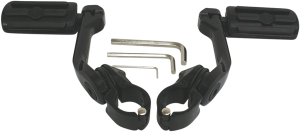 Highway Pegs With Mounting Arms Black, 1, nordicamoto.ro