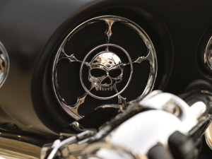 Front Speaker Accents Chrome, 3, nordicamoto.ro