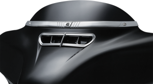Tri-line Windshield Trim Chrome
