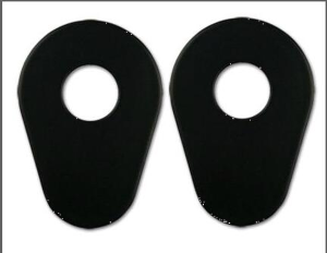Turn Signal Spacer Black, 2, nordicamoto.ro