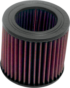 High Flow Air Filter Black, Red