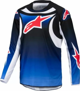 Tricou Copii Alpinestars Racer Wurx Black/Blue