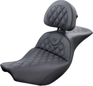 Roadsofa Lattice Stitch Seat Black, 1, nordicamoto.ro