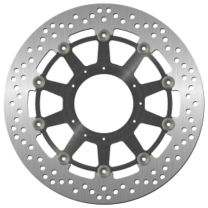 Brake Rotor Round Black, Silver