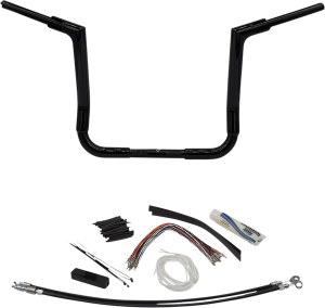 1-1/2(r) Ez Install Flat Top Handlebar Kit Black, 1, nordicamoto.ro