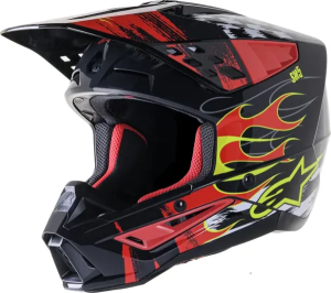 Alpinestars Supertech M5 Rash Red/Gray bukósisak