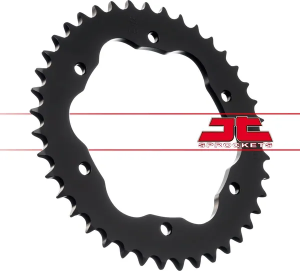 JT SPROCKETS Acél hátsó lánckerék, fekete, 3, nordicamoto.ro