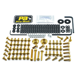 Fairing Bolt Kit For Bmw Gold