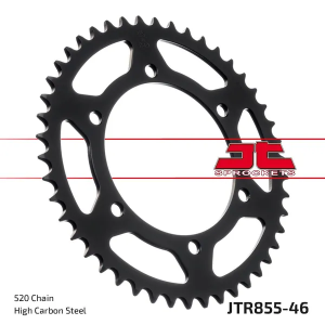 JT SPROCKETS hátsó lánckerék, fekete 