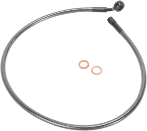 Designer Series Dot Abs-specific Upper Brake Line Kit Black, Black Pearl