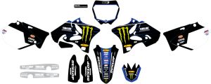 Complete Graphics Kit Black, White 