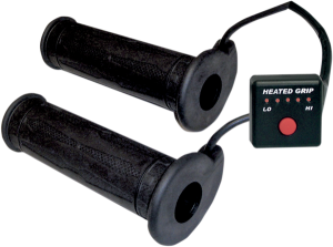 5 Level Twist Throttle Heated Grips Black