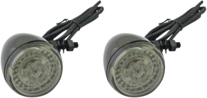 Probeam® Universal Led Bullet Bezel Turn Signals Black, 2, nordicamoto.ro