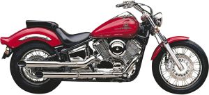 Complete Slip-on Muffler For Metric Cruisers Chrome, 1, nordicamoto.ro