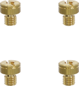 A-bax Precision Mikuni-style Slot Head (sj Prefix) Main Jet Brass