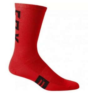 Fox 8" Flexair merinó zokni, fluoreszkáló piros, nordicamoto.ro