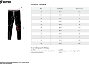 Pantaloni corp Thor Comp XP S, 2, nordicamoto.ro