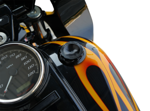 Vented Gas Cap Black, 1, nordicamoto.ro