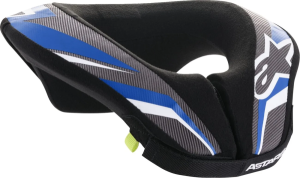 Nyakvédők, Alpinestars Sequence gyermek nyakvédő, fekete/kék, nordicamoto.ro