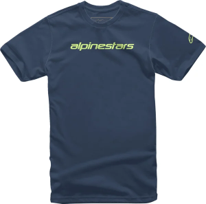 Tricou Alpinestars Linear Wordmark Navy XL, 1, nordicamoto.ro