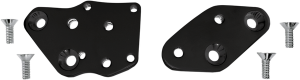 Kick-back Adapter Plates Black, Silver