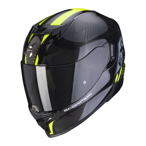 Scorpion EXO 520 Air Laten teljes arcú bukósisak, fekete/fluoreszkáló sárga, nordicamoto.ro