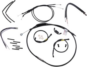 Jail Bar Cable Kit Black, 1, nordicamoto.ro