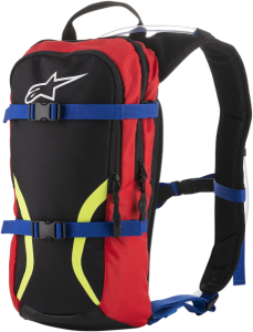 ALPINESTARS Iguana Hydration hátizsák, fekete/kék/piros/fluo sárga