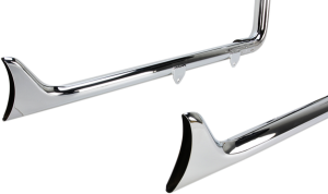 Fishtail True Dual Exhaust System Chrome, 3, nordicamoto.ro