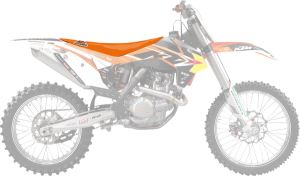 Replica Team Seat Cover Orange