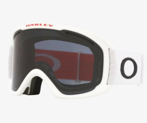 Motoros szánokhoz szükséges felszerelések, Oakley O-Frame 2.0 Pro L motoros szán szemüveg, matt fehér és sötét szürke, nordicamoto.ro