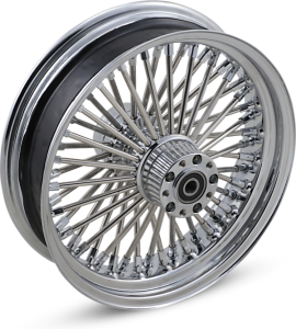 Fat Daddy 50-spoke Radial Laced Wheel Silver
