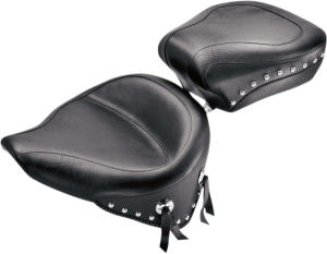 Wide Vintage Solo Seat Black